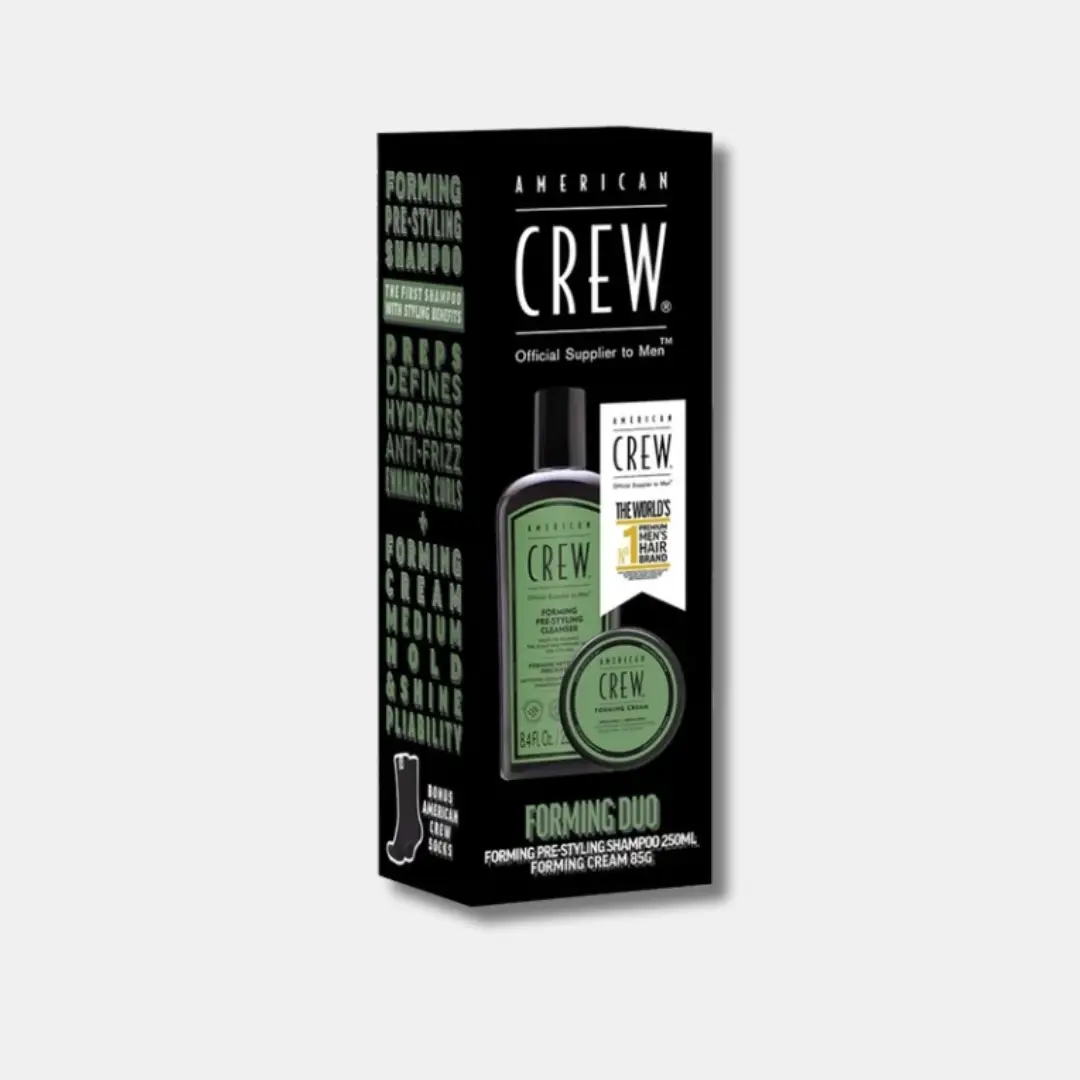 American Crew Forming & Pre-Styling Shampoo With Bonus Socks Pack